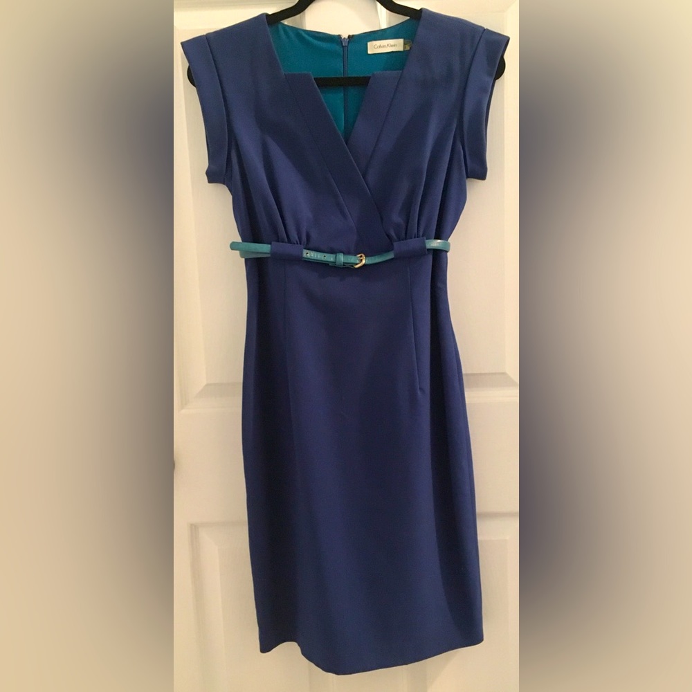 Calvin Klein size 6 blue